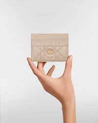 Dior Caro Freesia Card Holder