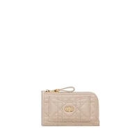Dior Caro Cosmos Zipped Card Holder