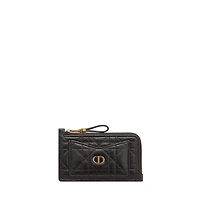 Dior Caro Cosmos Zipped Card Holder