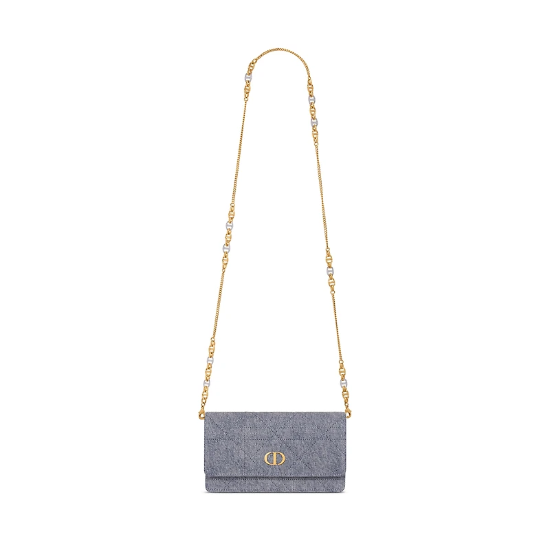 Dior Caro Pouch with Chain