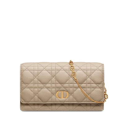 Dior Caro Pouch with Chain