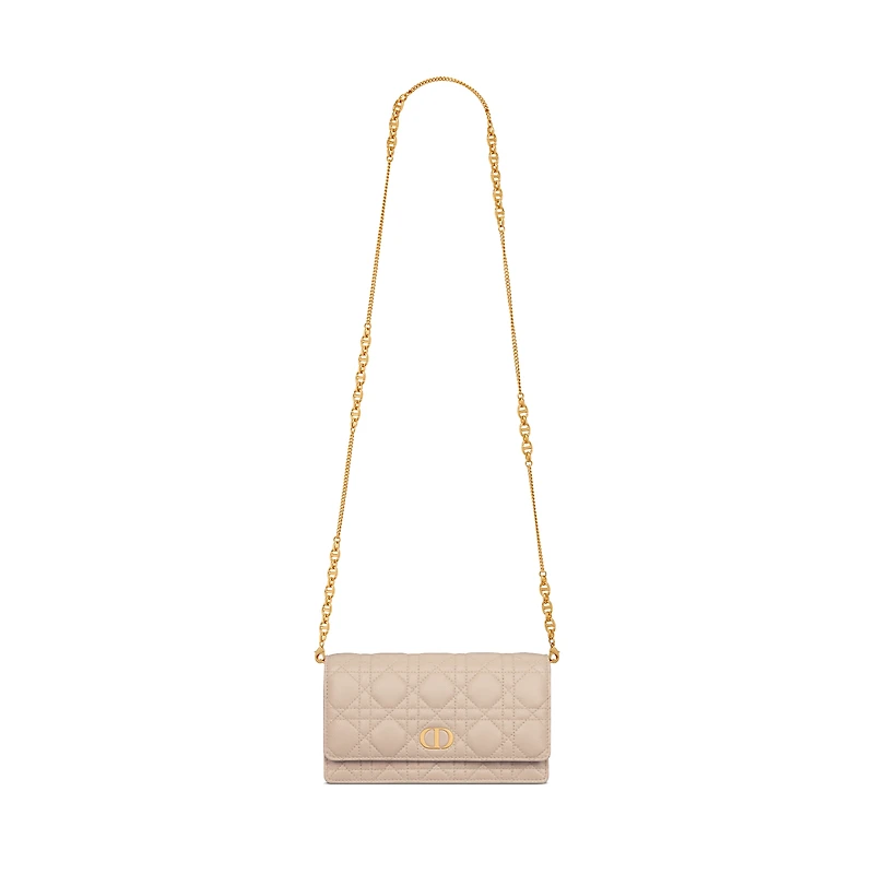 Dior Caro Pouch with Chain