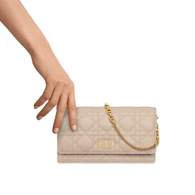 Dior Caro Pouch with Chain