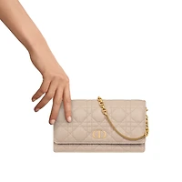 Dior Caro Pouch with Chain