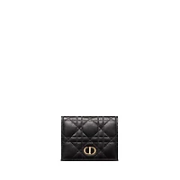 Mini Dior Caro Saffron Wallet
