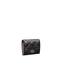 Mini Dior Caro Saffron Wallet