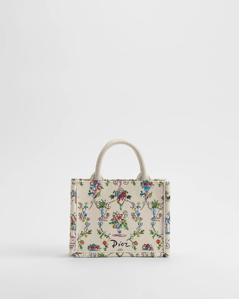 Dioriviera Mini Dior Book Tote with Strap