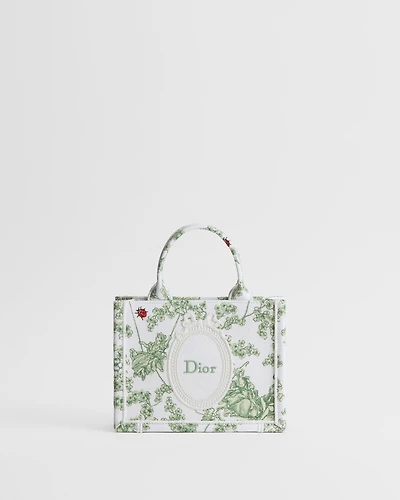 Mini Dior Book Tote with Strap