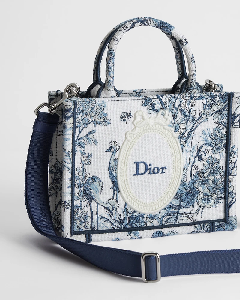 Mini Dior Book Tote with Strap