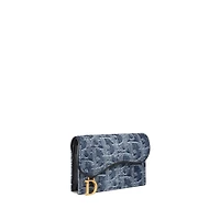 Saddle Bloom Card Holder