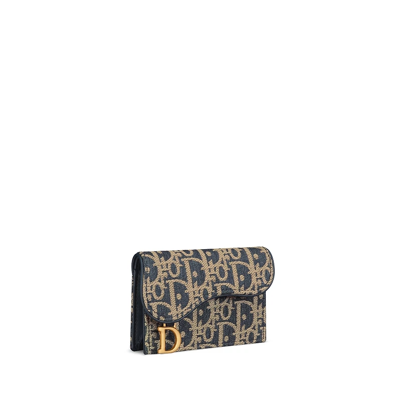 Saddle Bloom Card Holder