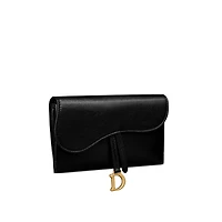 Saddle Long Wallet with Chain