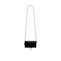 Saddle Long Wallet with Chain