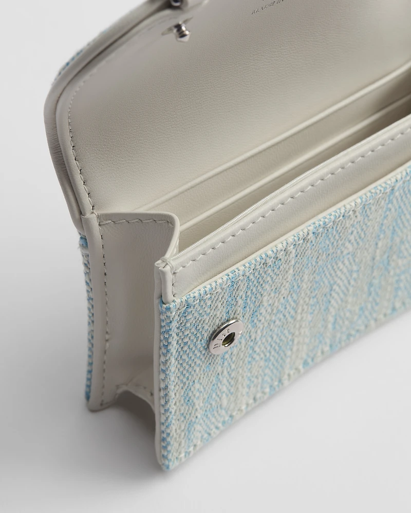 Saddle Bloom Card Holder