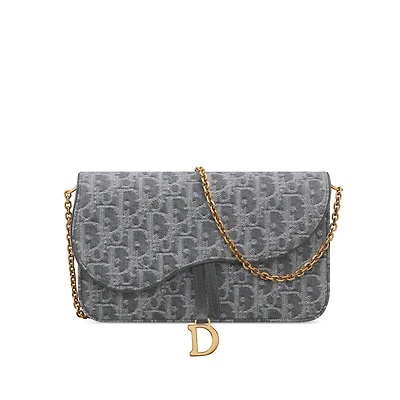 Medium Saddle Pouch with Chain