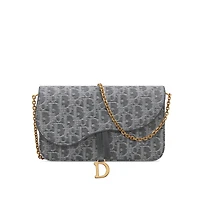 Medium Saddle Pouch with Chain