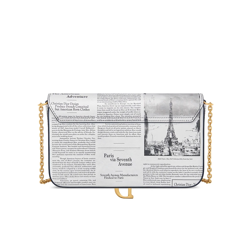 Medium Saddle Pouch with Chain