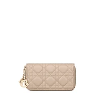 Medium Lady Dior Zipped Wallet