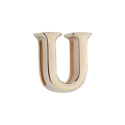 My ABCDior Letter U Badge