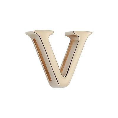 My ABCDior Letter V Badge