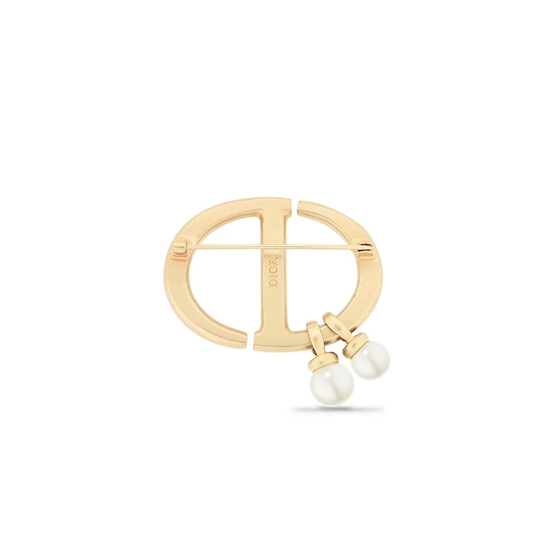CD Navy Brooch