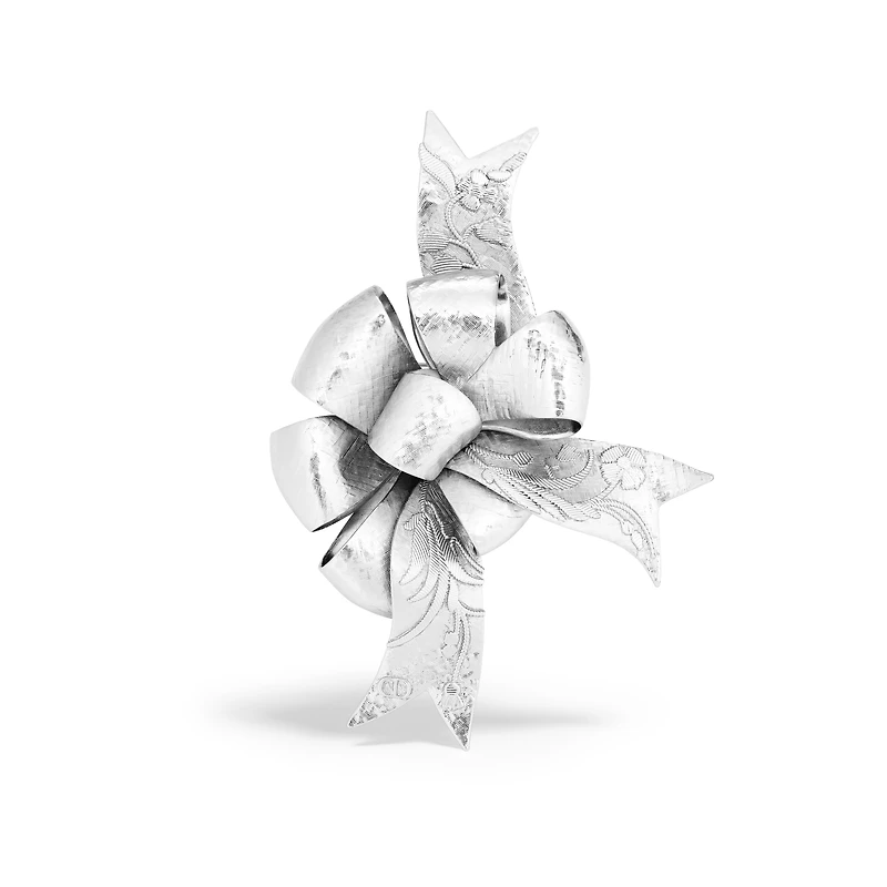 CD Icon Bow Brooch