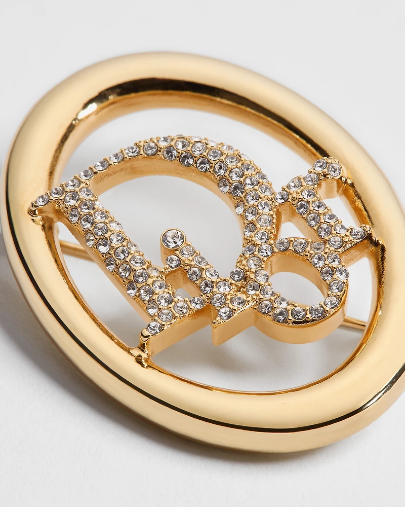 Dior Oblique Brooch