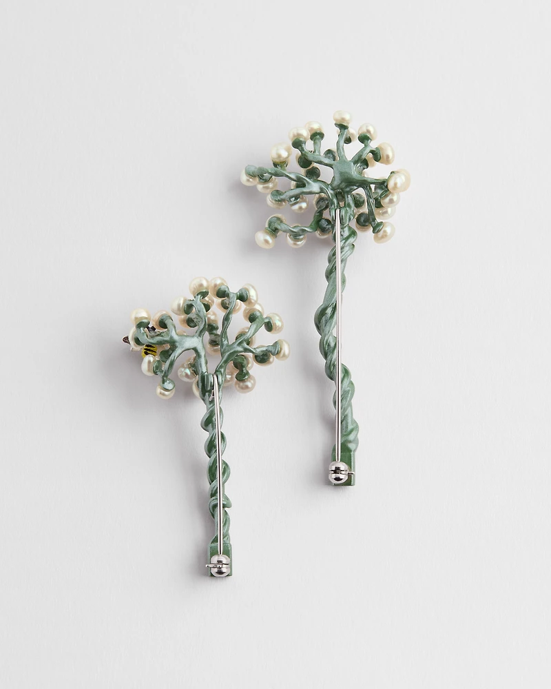 Set of Dior Flower Bee Bouquet of Flowers Brooches