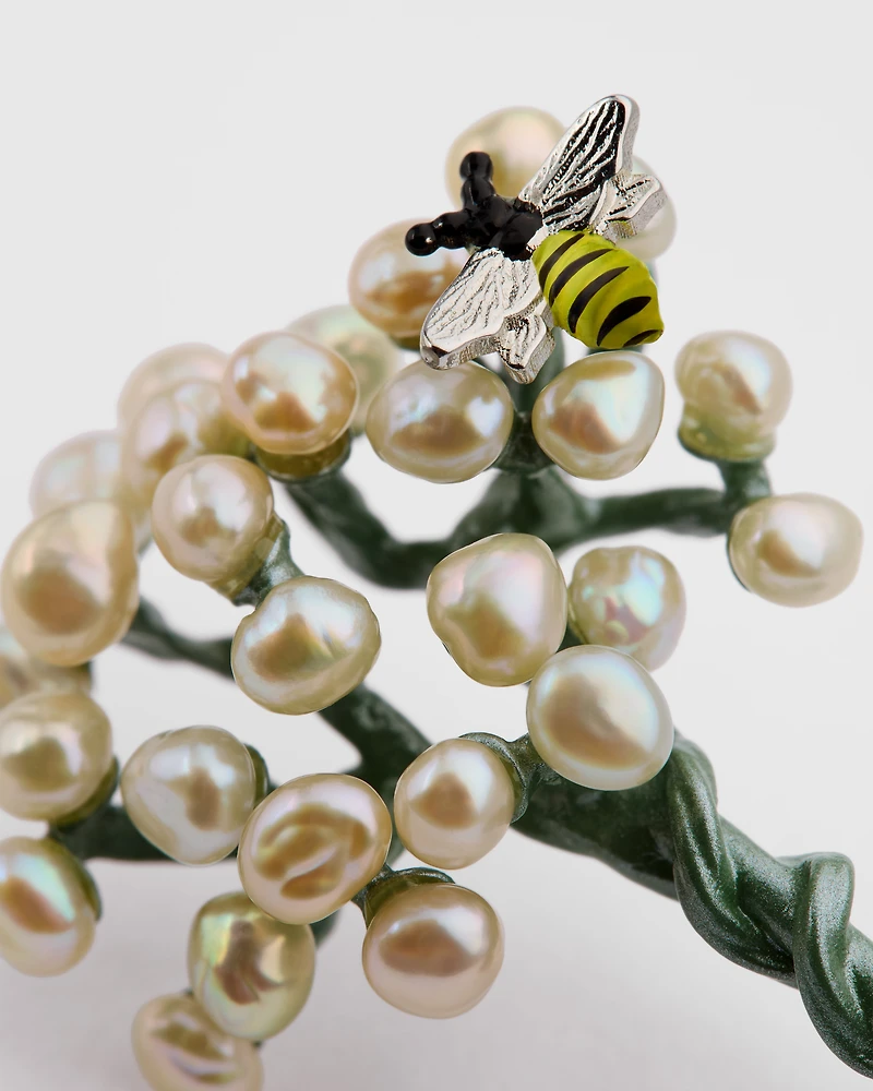 Set of Dior Flower Bee Bouquet of Flowers Brooches