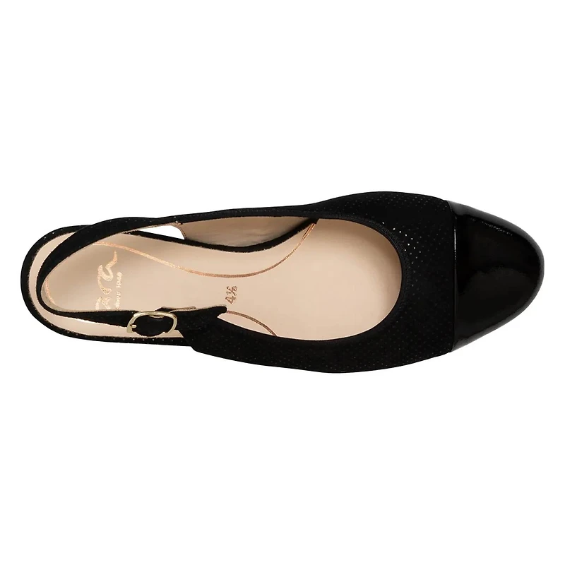 Women's Nicholas Wide Width Slingback Pump