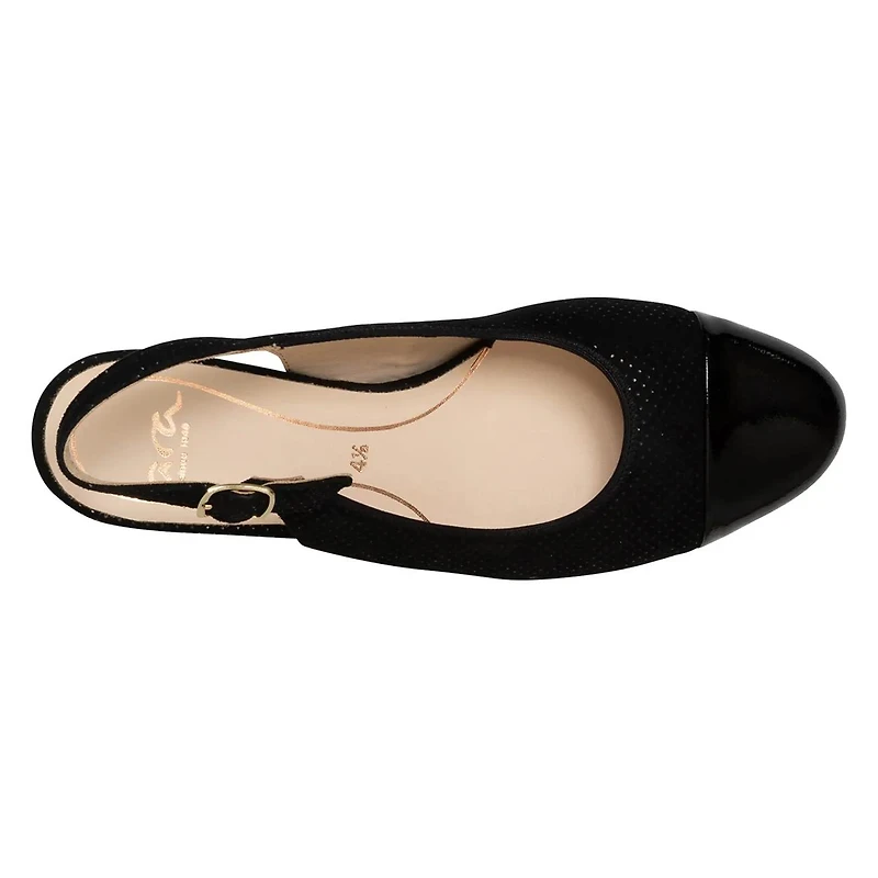 Women's Nicholas Wide Width Slingback Pump