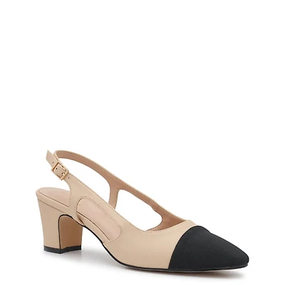 Women's Jaclyn Captoe Sling Back Pump