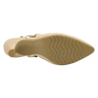 Women's Kacelyn Sling Back Leather Shoe