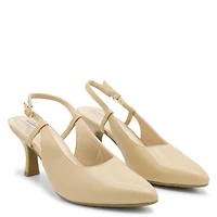 Women's Kacelyn Sling Back Leather Shoe