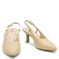 Women's Kacelyn Sling Back Leather Shoe
