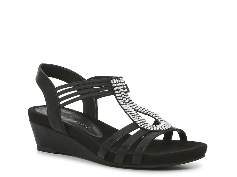 Valka Wide Width Wedge Sandal