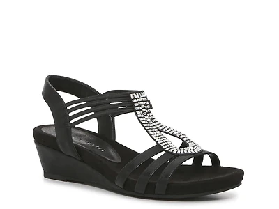Valka Wide Width Wedge Sandal