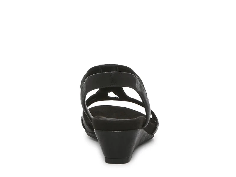 Valka Wide Width Wedge Sandal