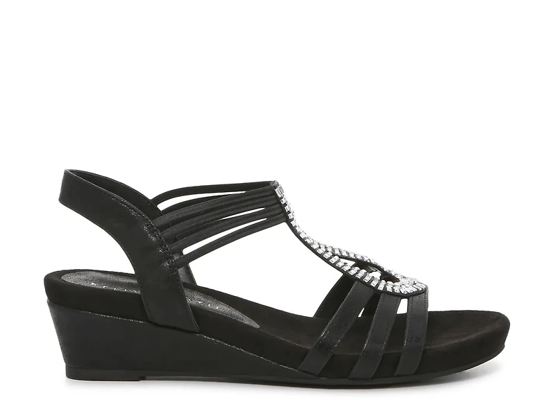 Valka Wide Width Wedge Sandal