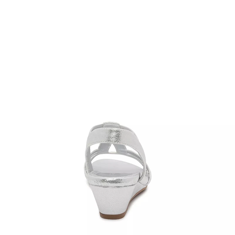 Valka Wedge Evening Sandal