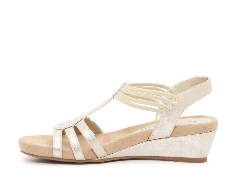Valka Wedge Wide Width Sandal