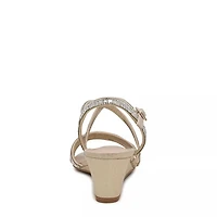 Tahada Evening Wide  Wedge Sandal