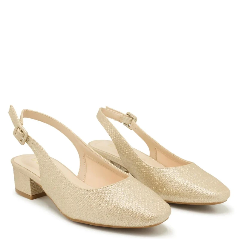 Women's Iris Wide Width Slingback Block Heel