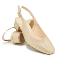 Women's Iris Wide Width Slingback Block Heel