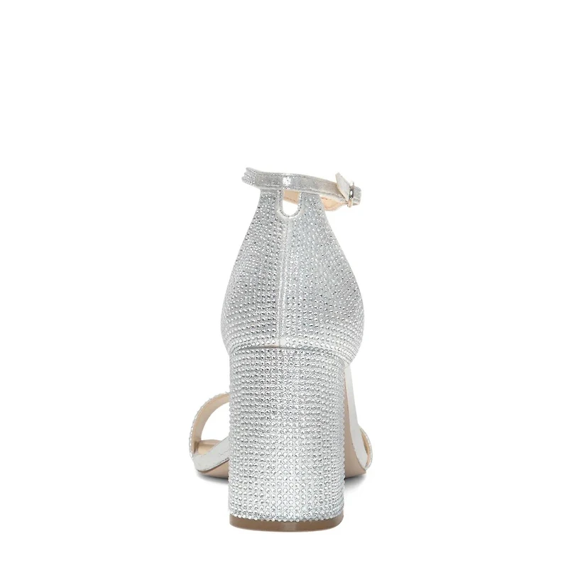 Curetie2 Rhinestone Evening Sandal