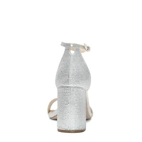 Curetie2 Rhinestone Evening Sandal