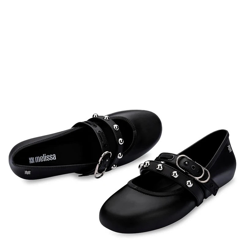 Women's Soft Ballerina Studs AD Flat