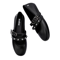 Women's Soft Ballerina Studs AD Flat