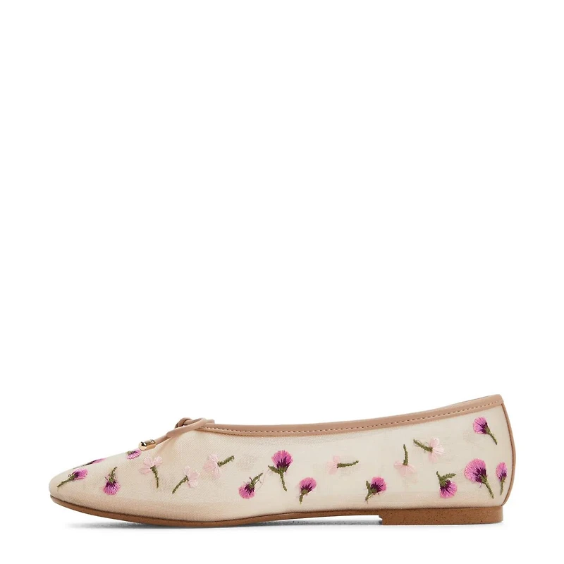 Womens' Joselie Embroidered Wildflower Ballet Flat