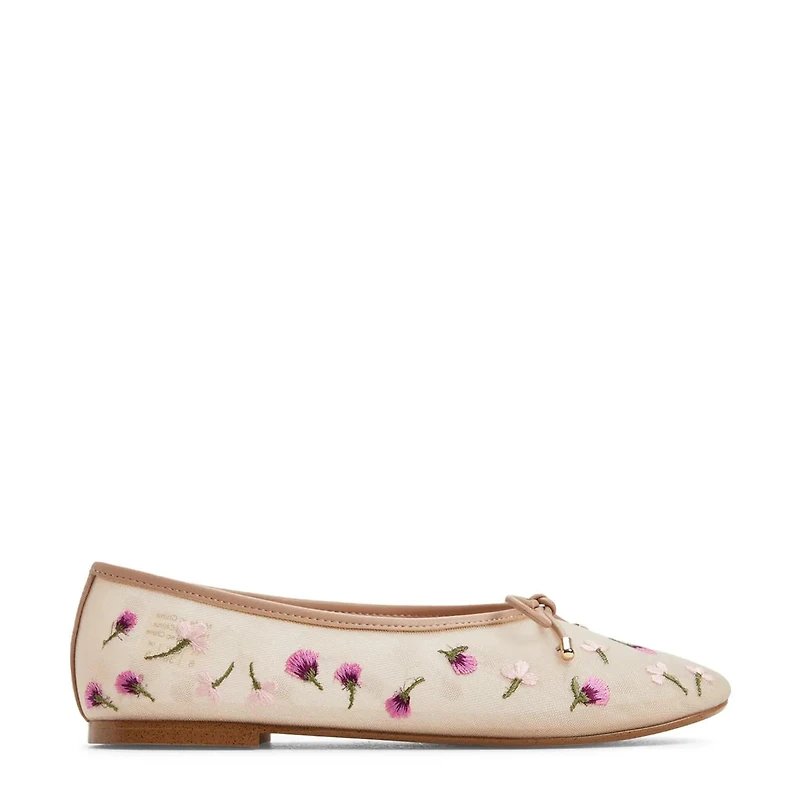 Womens' Joselie Embroidered Wildflower Ballet Flat